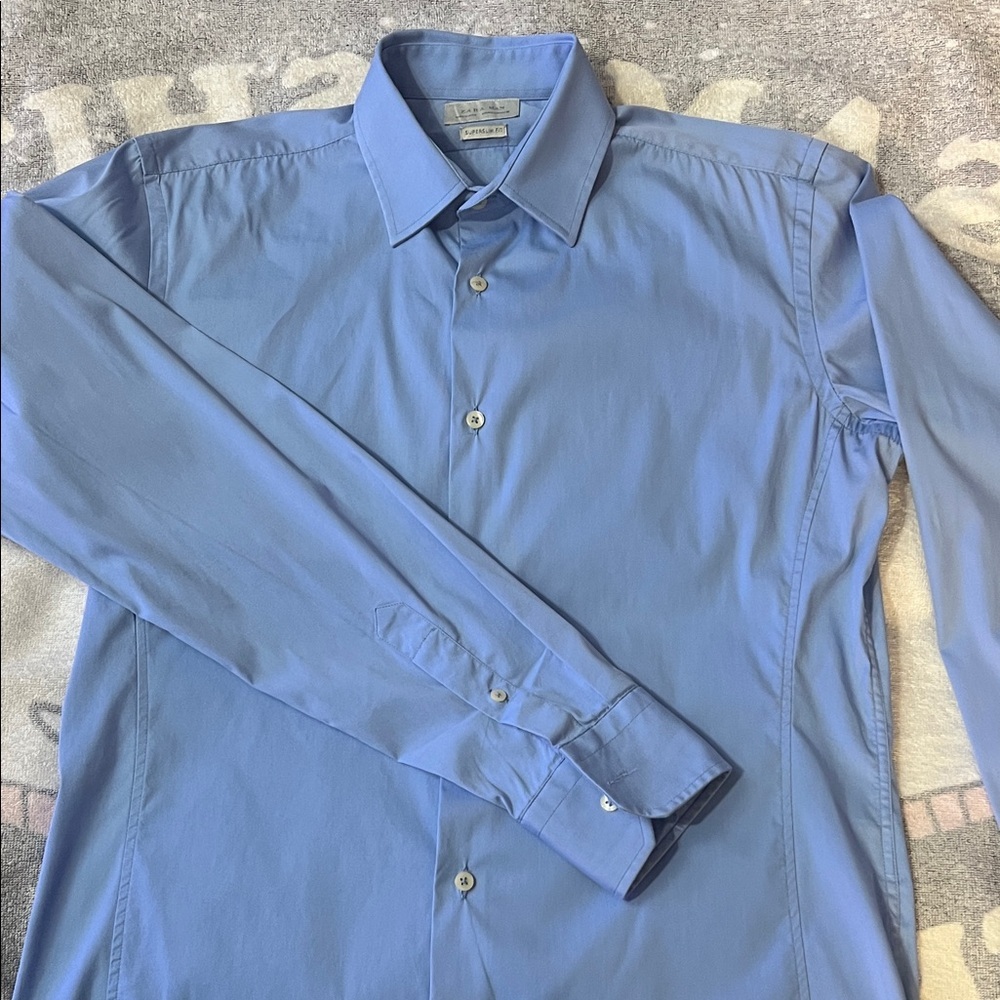 Zara Sky Blue Men's Dress Shirt